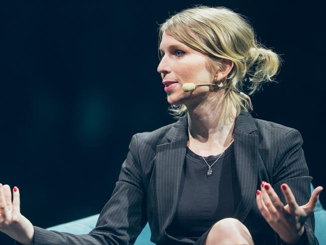 Manning on a speaking engagement in Montreal. Picture: Allen McEachern