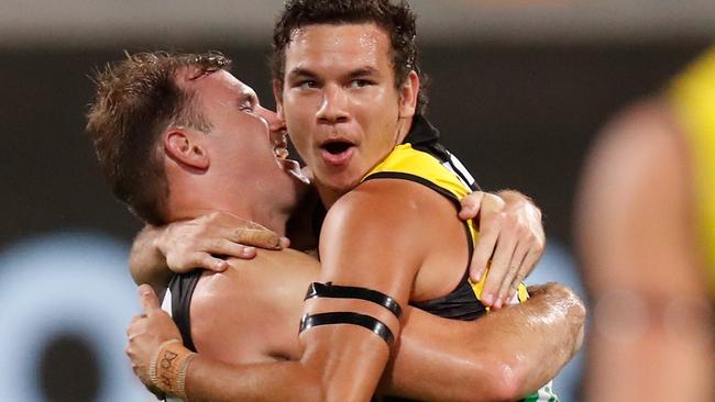 Daniel Rioli kicked two goals against the Lions but the Tigers need more out of their other small forwards.