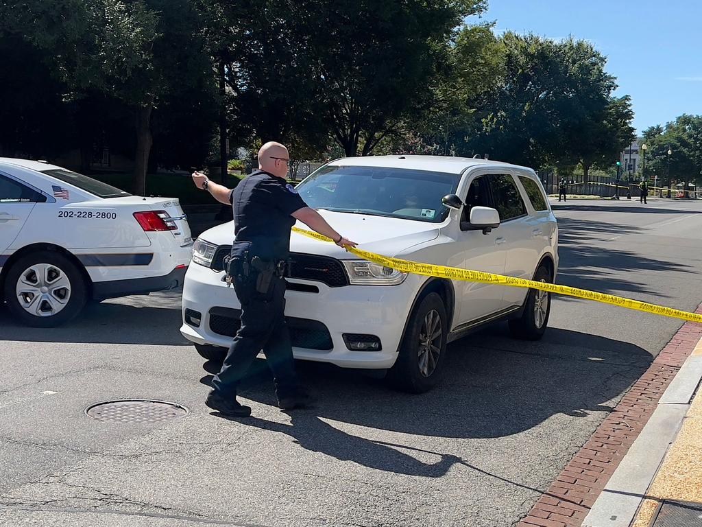 Man Crashes Car Into Us Capitol Barricade And Fires Shots The Courier