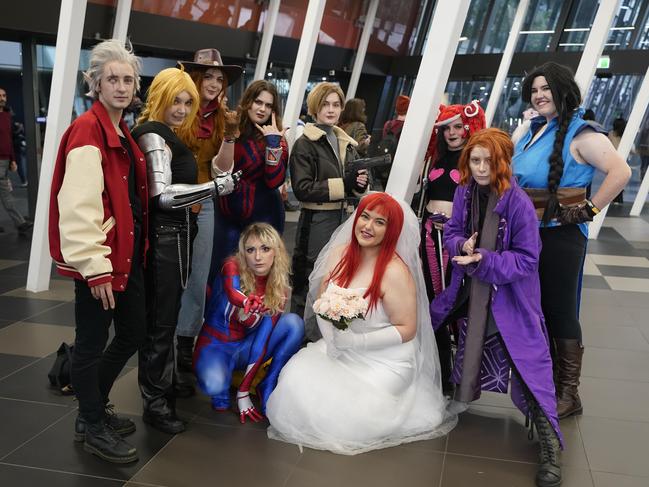 OZ Comic-Con Gallery. OZ comic at Melbourne Exhibition and Convention Centre. Andreani Iatrou, Tedi Bee, Ash Kay, Harley Newell, Elizabeth Murdoch, Ruth Hicks, Amy Richardson, Briiight Serpent and Chloe Gardiner-Kelly . Picture: Valeriu Campan