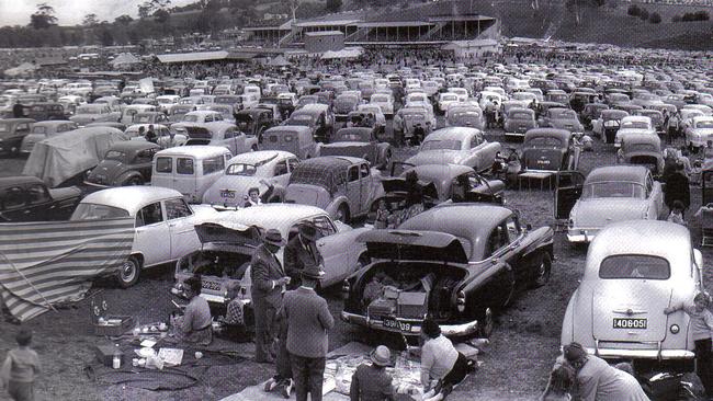 A historic picture of an Oakbank Racing Club Easter Carnival. Picture: Supplied