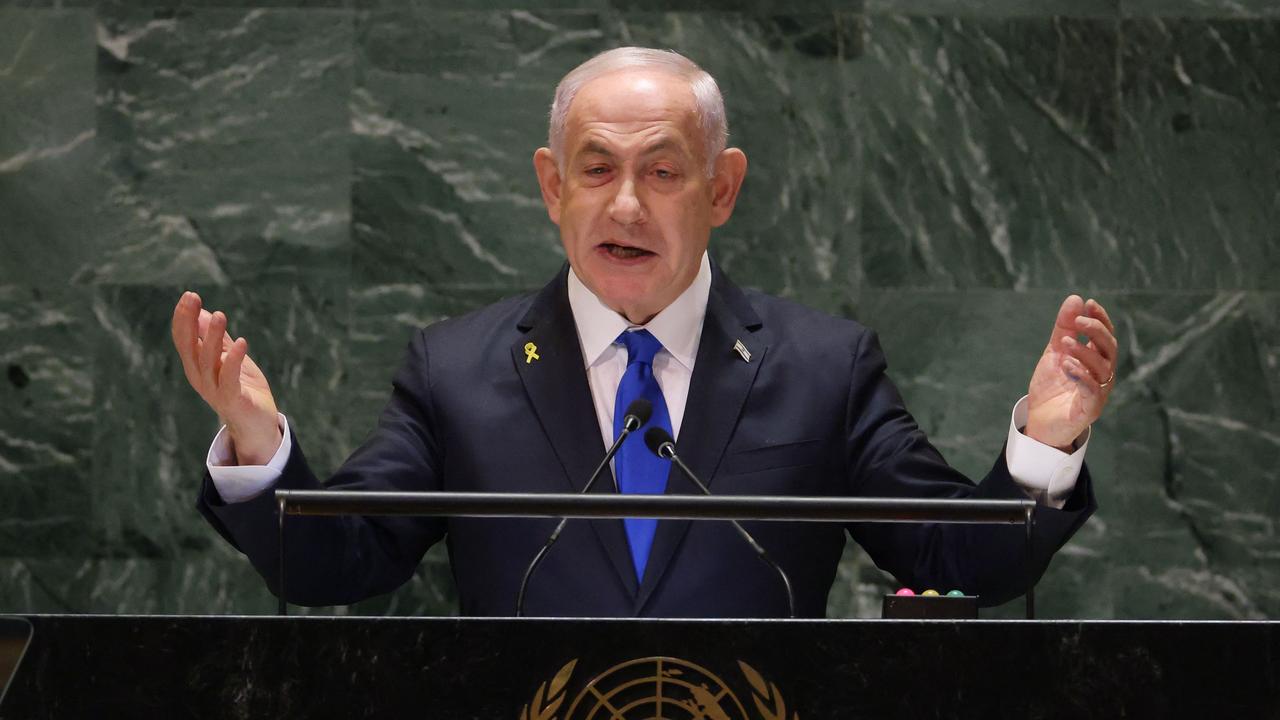 Israeli Prime Minister Benjamin Netanyahu has ignored calls to stay out of Lebanon. Picture: Charly TRIBALLEAU / AFP