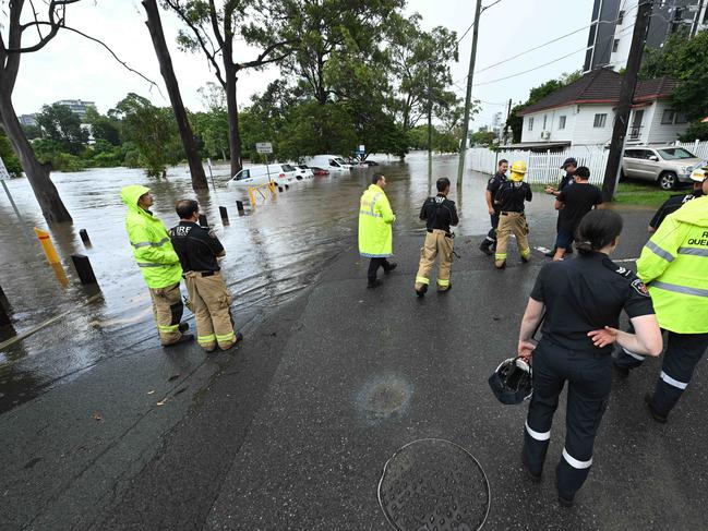 Flash flooding in Hanlon Park.