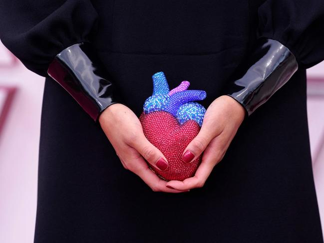 Celeste had her Gucci heart in her hands. Picture: AFP