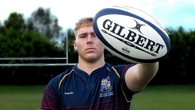 Sunshine Coast rugby union talent Joshua Barlow.