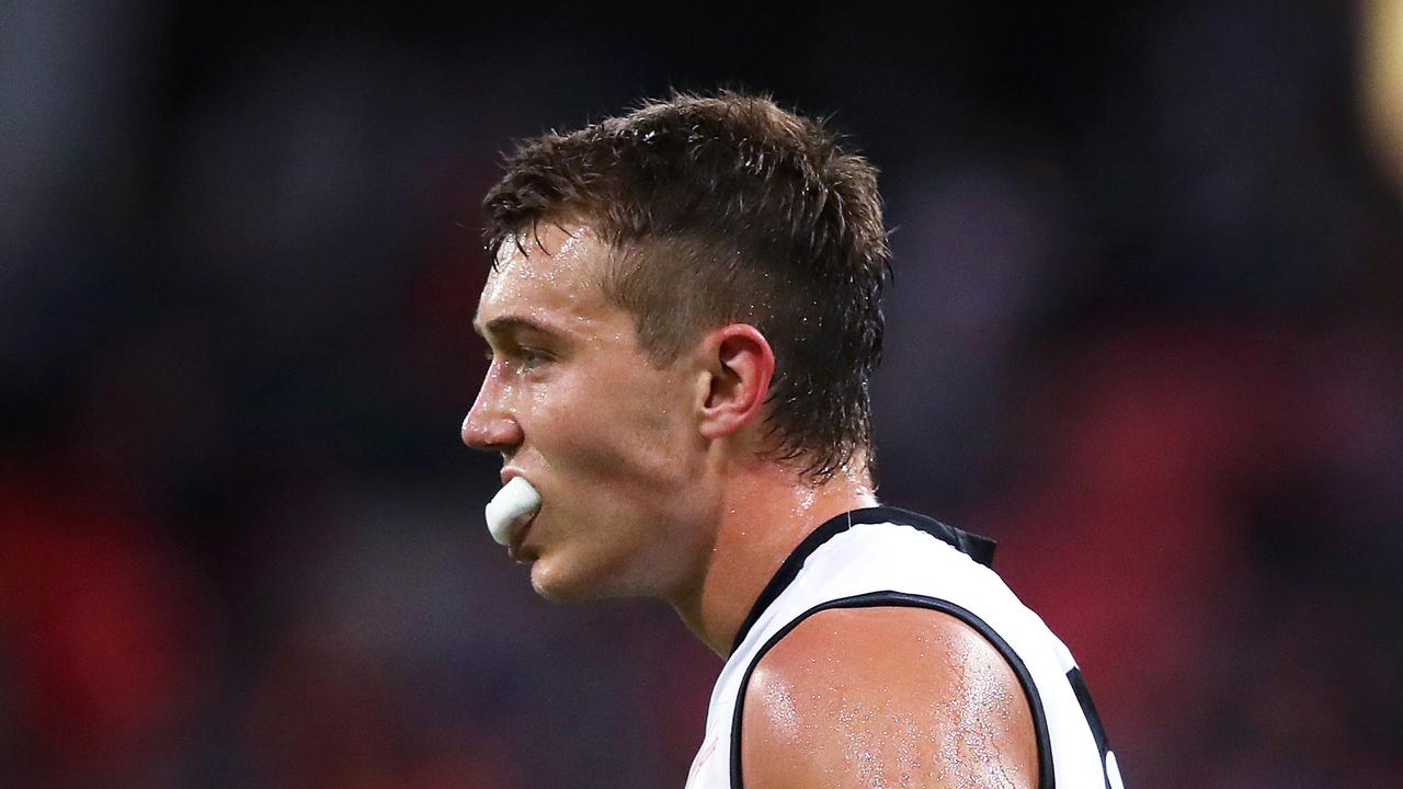 Patrick Cripps was barely sighted against GWS. Picture: Phil Hillyard