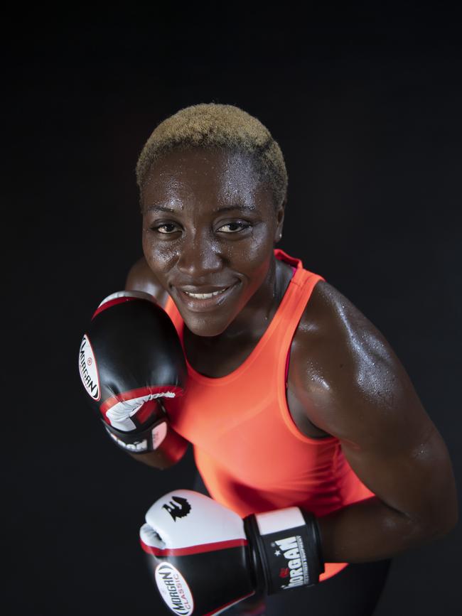 The boxing classes are a safe space for girls to get their fight on. Picture: Andy Brownbill