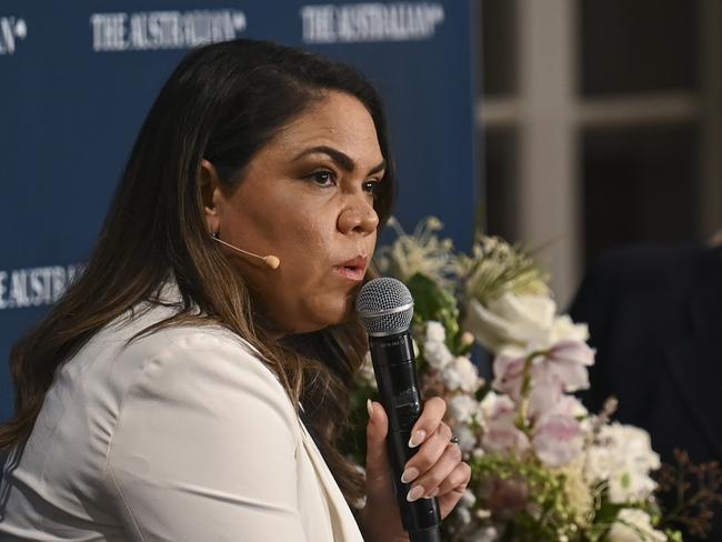 CANBERRA, AUSTRALIA, SEPTEMBER 14, 2023: Jacinta Price Live - Senator Jacinta Nampijinpa at the Hyatt Hotel In Canberra. Picture: Martin Ollman