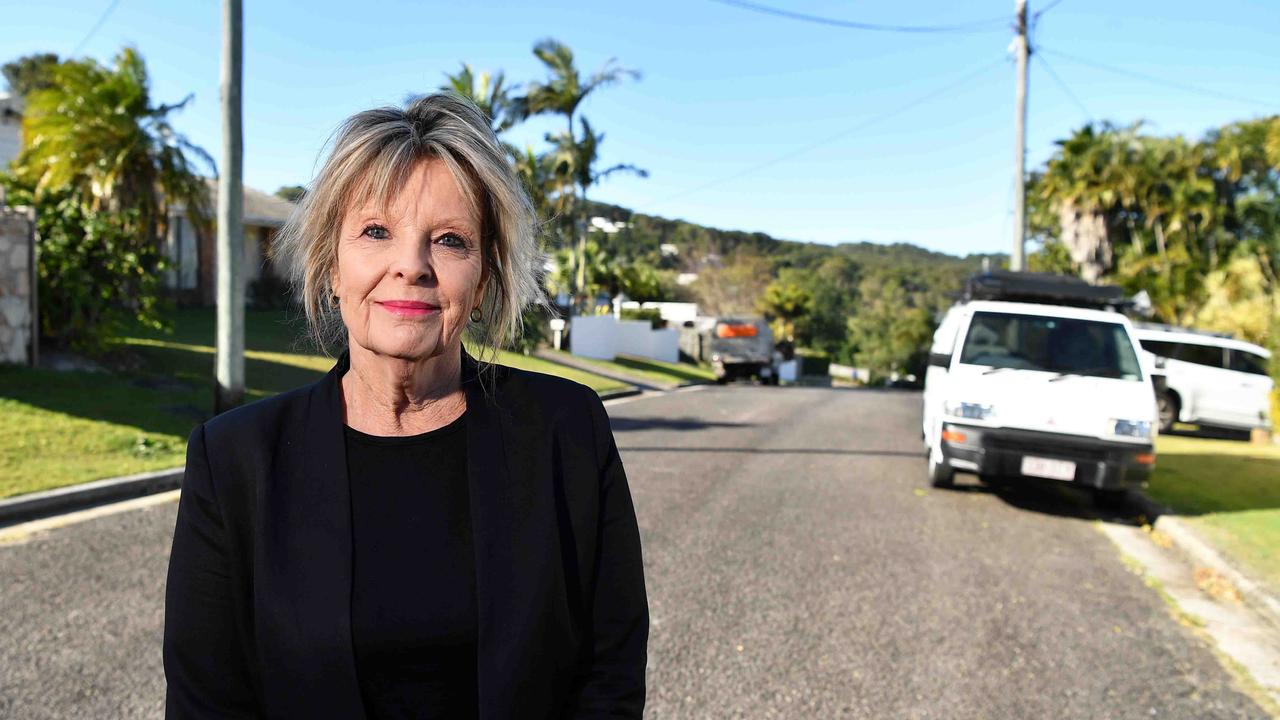 Many residents of a Noosa Heads street have slammed proposed changes to the council's planning scheme including Suzie McDonald. Picture: Patrick Woods.