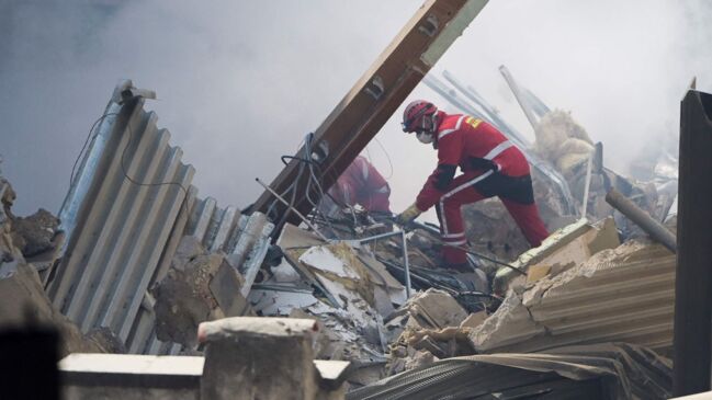 People Buried, Trapped After Building Collapse in France