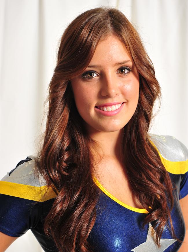 North Qld Cowboys Spirit Cheerleaders. Madison Lowis 17yo.