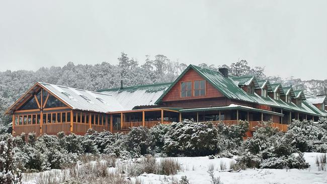 Warmth awaits inside Peppers Cradle Mountain Lodge