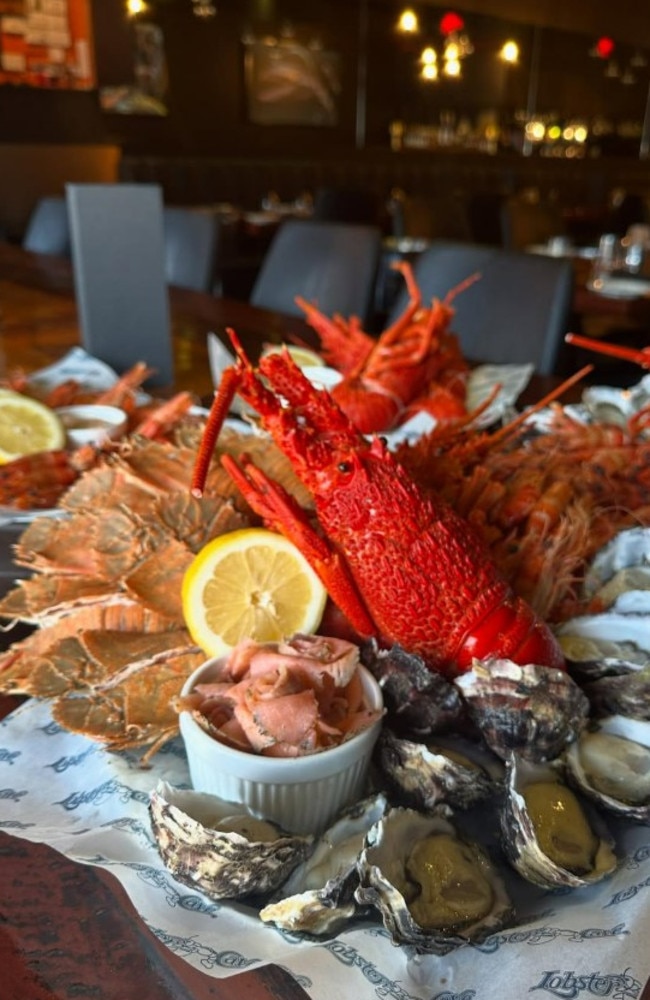 Lob Nominees owns the business name Lobster Cave and the lavish seafood restaurant’s website. Picture: Lobster Cave
