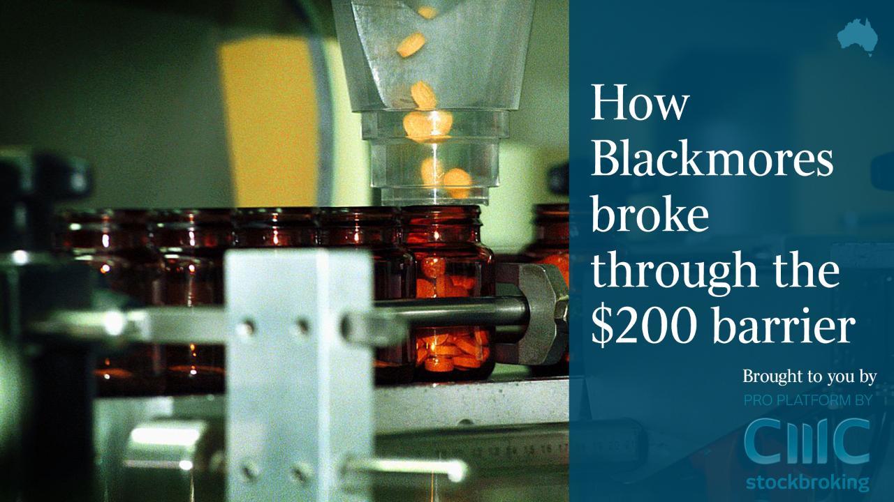 How Blackmores broke through the $200 barrier
