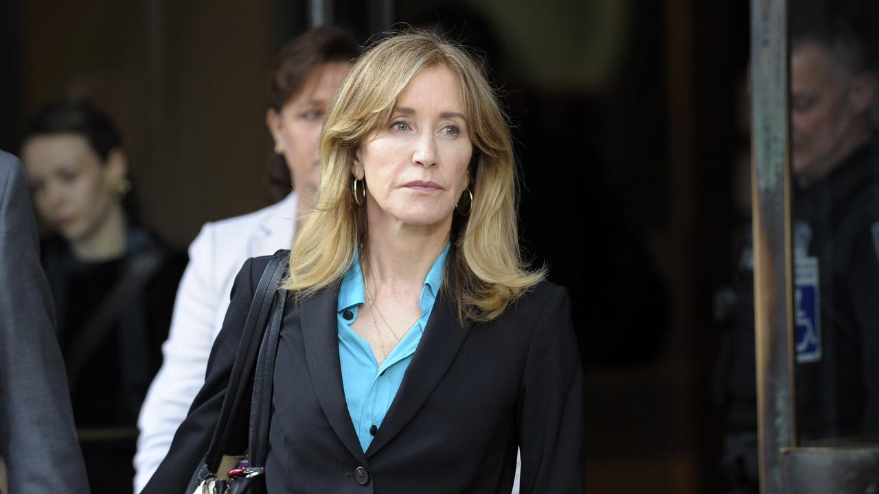 Actress Felicity Huffman and a dozen other parents agreed on April 8, 2019 to plead guilty to using bribery to get their children into prestigious universities. Picture: Joseph Prezioso/AFP