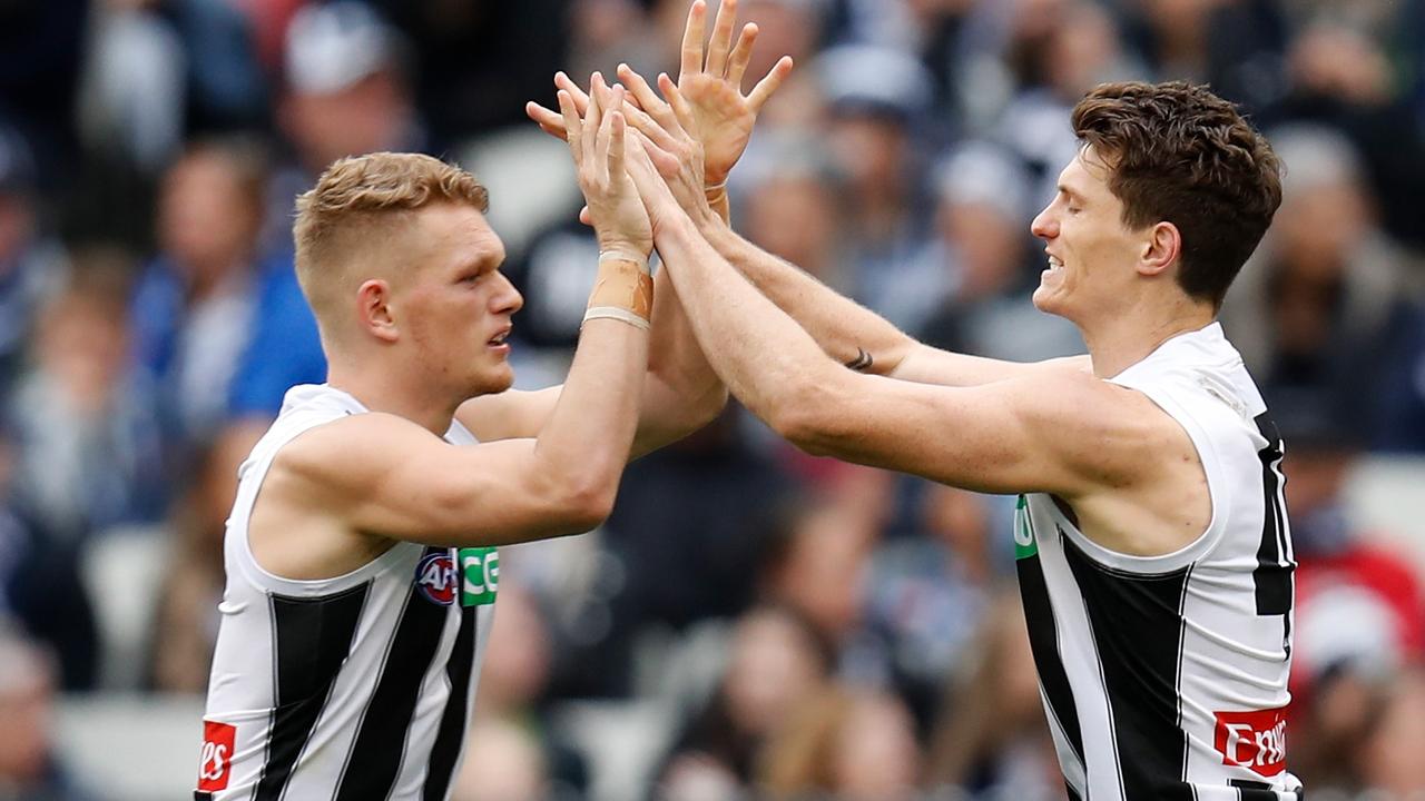 Adam Treloar continues to impress for Collingwood. Picture: AFL Photos