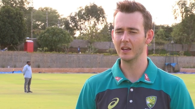 Australia A's Kurtis Patterson on day one against India A