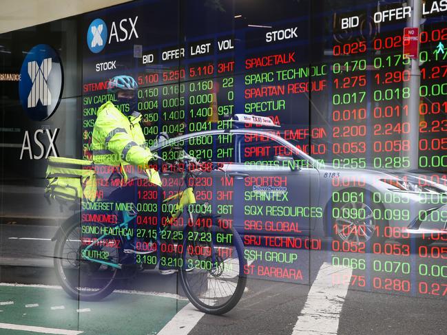 SYDNEY, AUSTRALIA : NewsWire Photos - SEPTEMBER 30 2024 ; A general view of the digital boards at the ASX in Sydney. Picture: NewsWire / Gaye Gerard