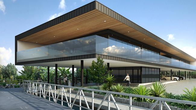 Artist impression of the expanded Boat Works at Coomera on the Gold Coast.