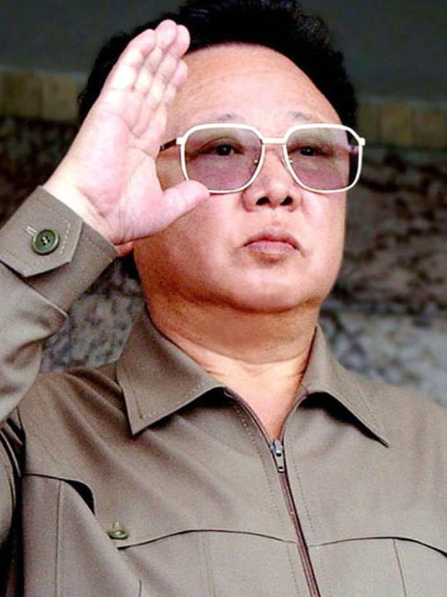 Former North Korean leader Kim Jong Il, who died in 2011. Picture: AFP Photo