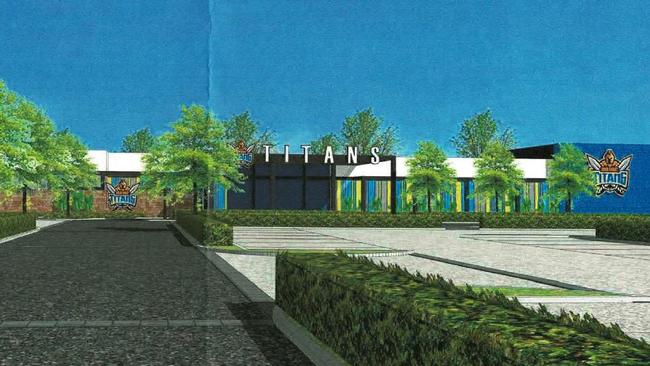 Artist impression of Gold Coast Titans community leagues club. Picture: Supplied by Gold Coast Titans