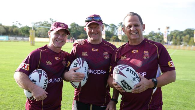 Steve Walters (R) with Alan Langer and Trevor Gillmeister. Picture: Peter Wallis