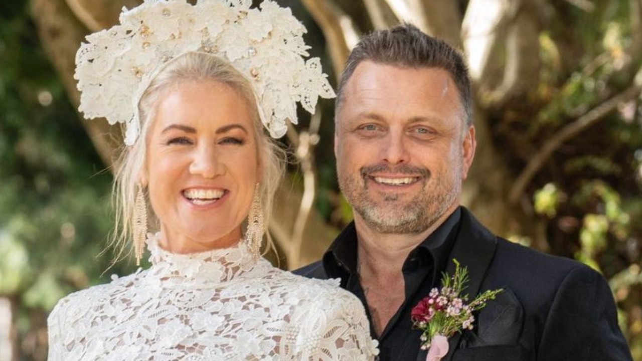 Lucinda featured on Aussie MAFS with husband Timothy. Picture: Nine