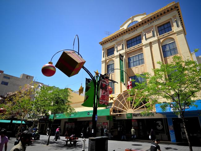 The old Harris Scarfe building on Rundle Mall in 2008.