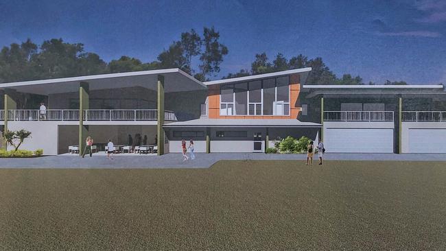 An architectural rendering of the planned Brunswick Heads Surf Club redevelopment. The state government is investing $3.8 million into the new facility.