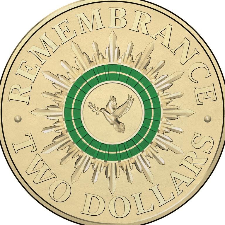 The green dove coin could fetch you up to $40. Picture: Royal Australian Mint