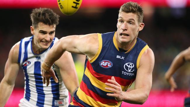 Josh Jenkins has been a standout in the Adelaide forward line.