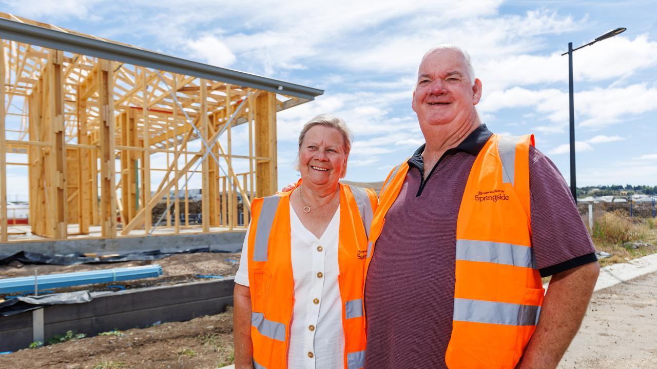 Paul &amp; Jeanette Stapleton are excited about their new home. Picture: Ben Swinnerton