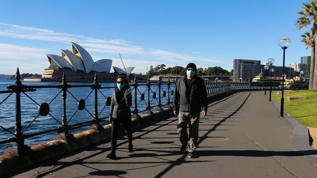 A decision will be made on Sydney’s lockdown on Wednesday. Picture: NCA NewsWire/Gaye Gerard