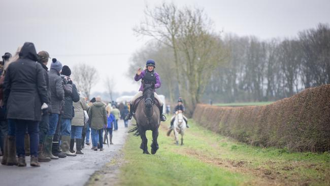 A rider en route to the finish line. Picture: Robert Buck