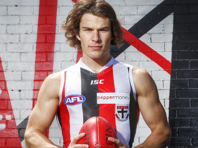 New St Kilda recruit Nathan Freeman at Moorabin Oval, Melbourne. 26th November 2015. Picture: Colleen Petch.