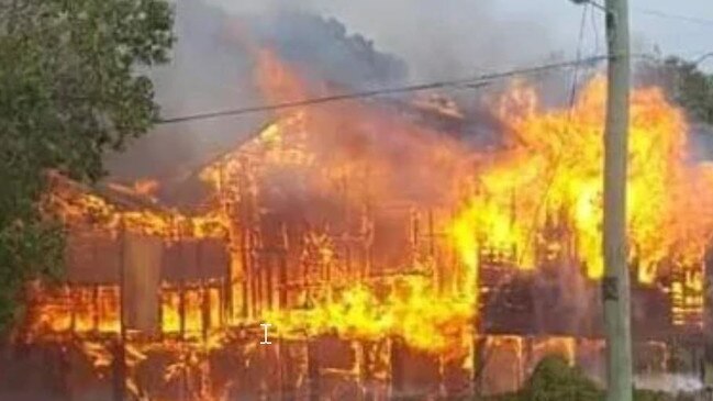 House fire in Wynnum Picture: Alouise Munro