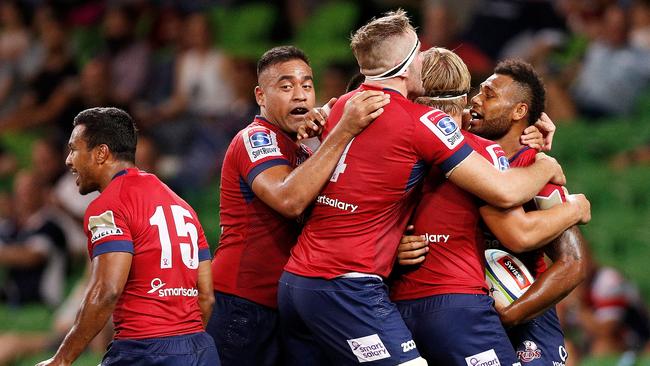 Round one tryscorer Samu Kerevi (R) says the Queensland Reds must address their discipline issues.