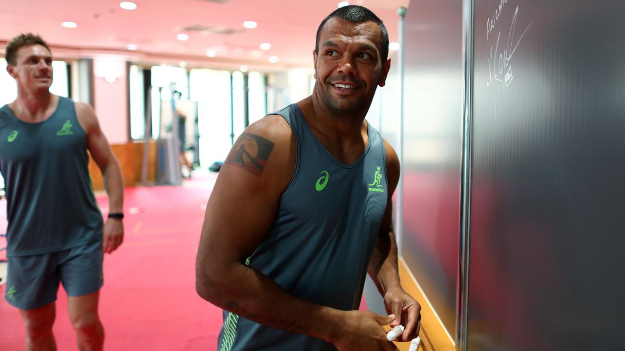 Kurtley Beale says the Australians are relishing the underdog tag. Picture: Getty Images