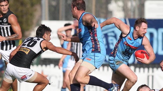 Sturt midfielder Aidan Riley. Picture: Stephen Laffer