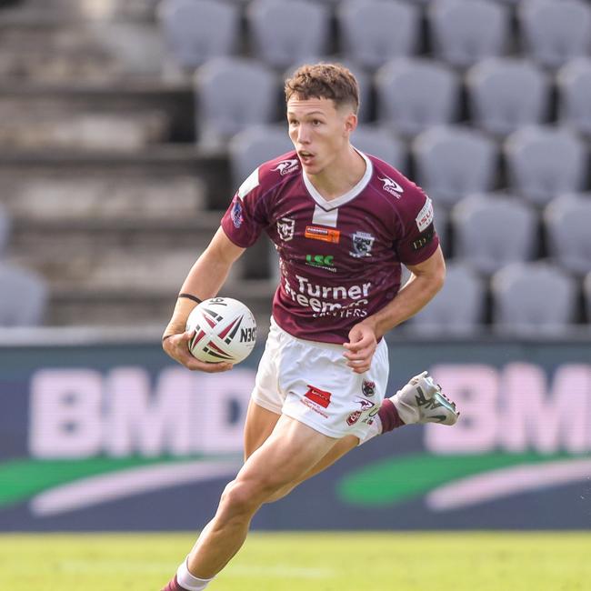 Mal Meninga Cup player Saxon Innes in action for Burleigh.