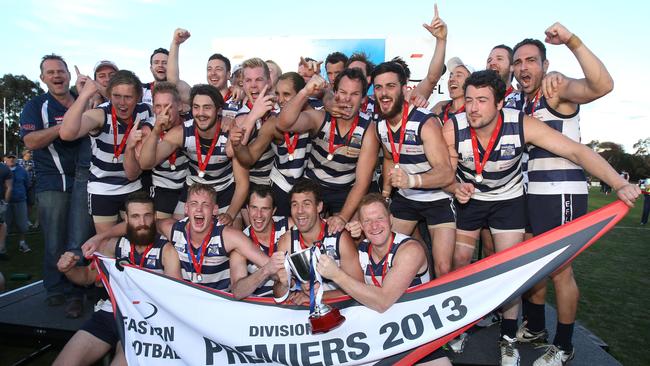 Doncaster enjoys the 2013 Division 3 grand final win.