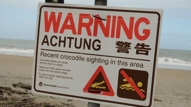 DES received four separate sighting reports yesterday at different locations across Airlie Beach of a crocodile swimming close to enclosures, marinas and the popular foreshore