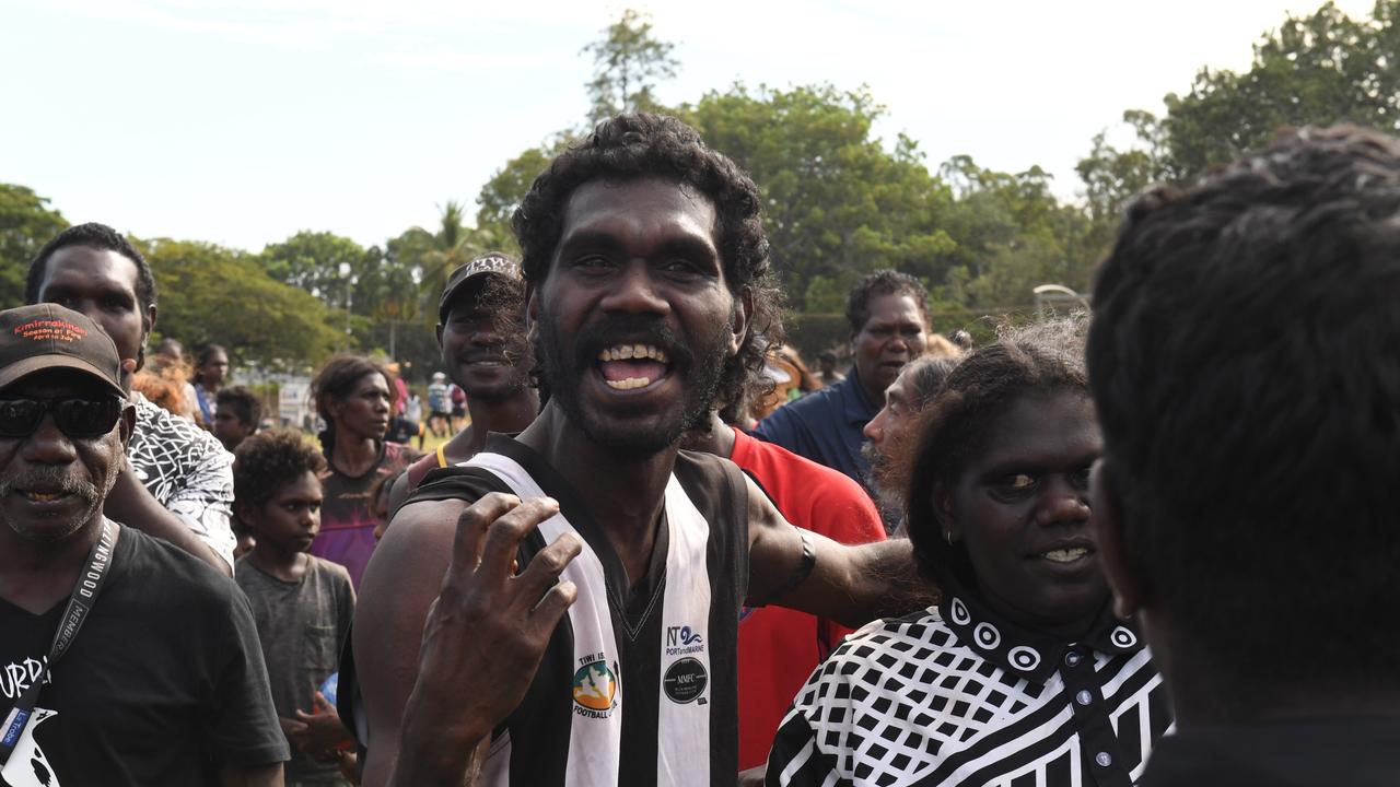 The Magpies won their fourth Tiwi Islands Football League premiership. Picture: (A)manda Parkinson