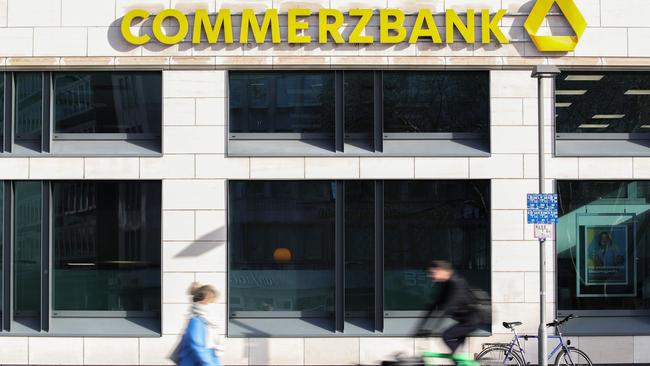 Germany’s Commerzbank quietly started a banking revolution last month when it launched an AI-powered avatar to assist its customers. Picture: Armando Babani/AFP