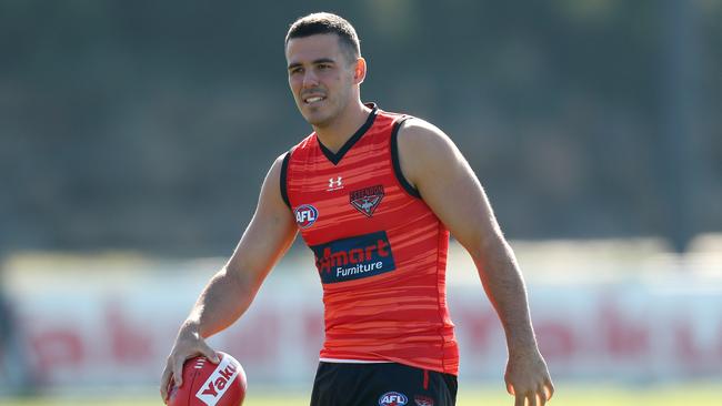 Alec Waterman will be spending more time in the midfield for the Bombers. Picture: Michael Willson/AFL Photos/Getty Images