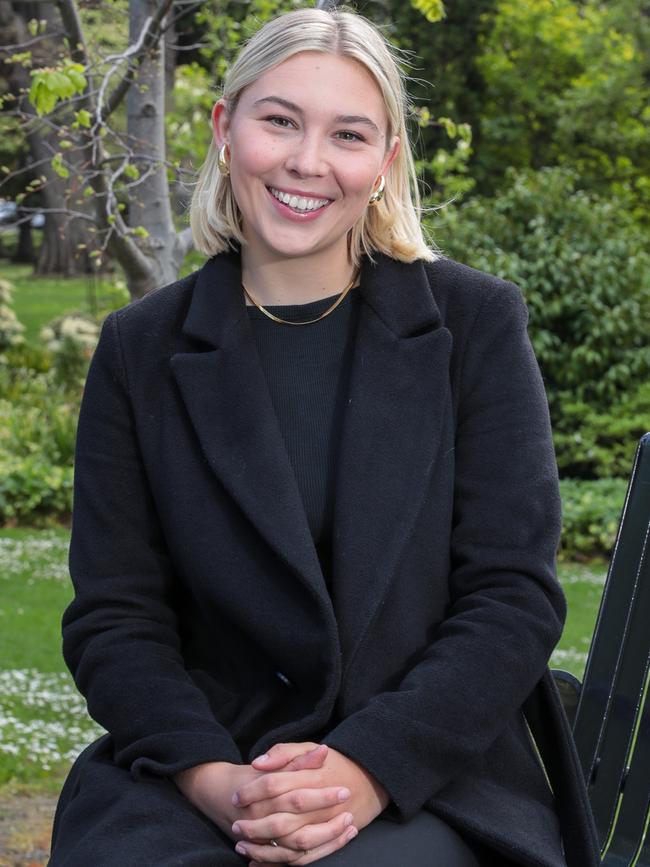 Palawa woman Maggie Blanden is one of 17 Australians appointed to Julia Gillard's Global Youth Committee. Picture: Mireille Merlet