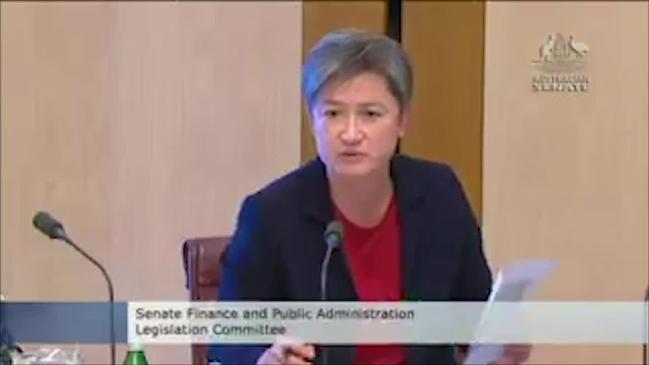 Penny Wong blasts Mathias Cormann for comparing her to Senator Hanson