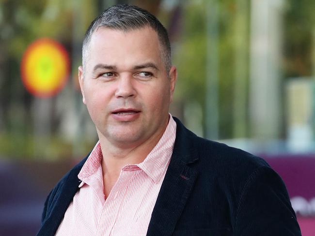 Under fire Broncos coach Anthony Seibold. Picture: Liam Kidston