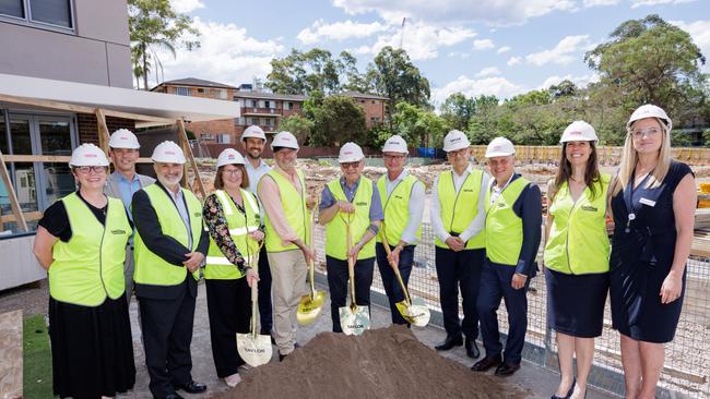 A sod-turning for the beginning of expansion work at the Park Meadows by Uniting in Westmead.