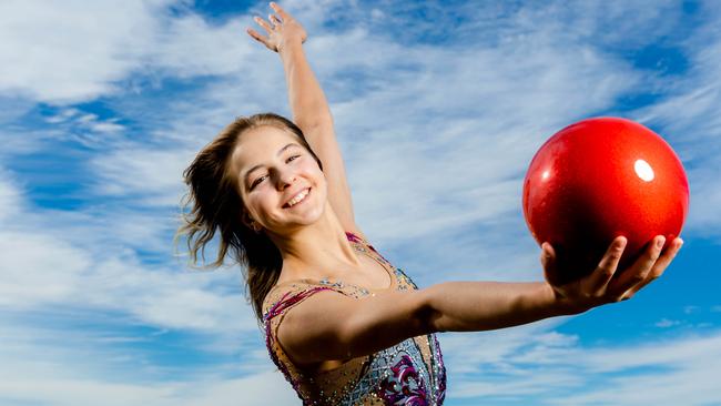 The judging of Australian rhythmic gymnast Lidiia Iakovleva came into question. Picture: Richard Walker